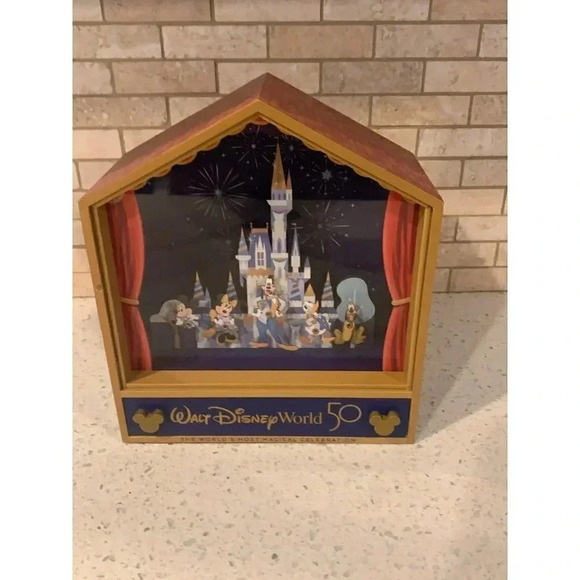 Walt Disney World 50th Anniversary Music Box - Picture 1 of 5